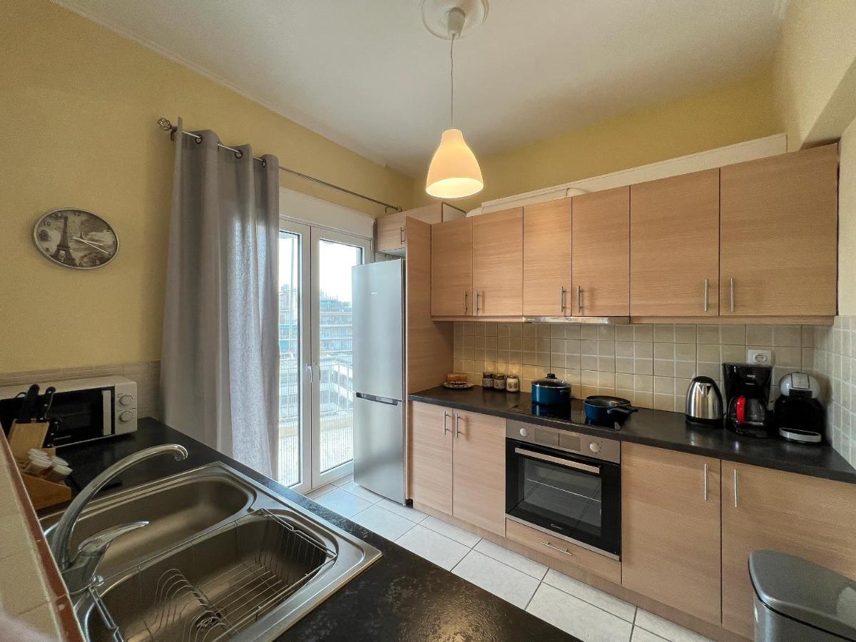 Chiou Spacious 90Sqm Apt In Ateny Zewnętrze zdjęcie