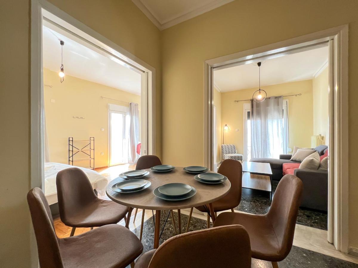 Chiou Spacious 90Sqm Apt In Ateny Zewnętrze zdjęcie