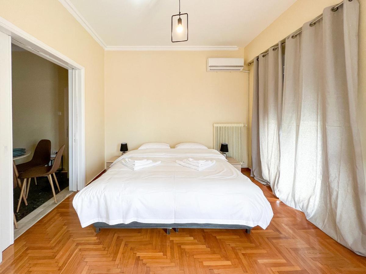 Chiou Spacious 90Sqm Apt In Ateny Zewnętrze zdjęcie